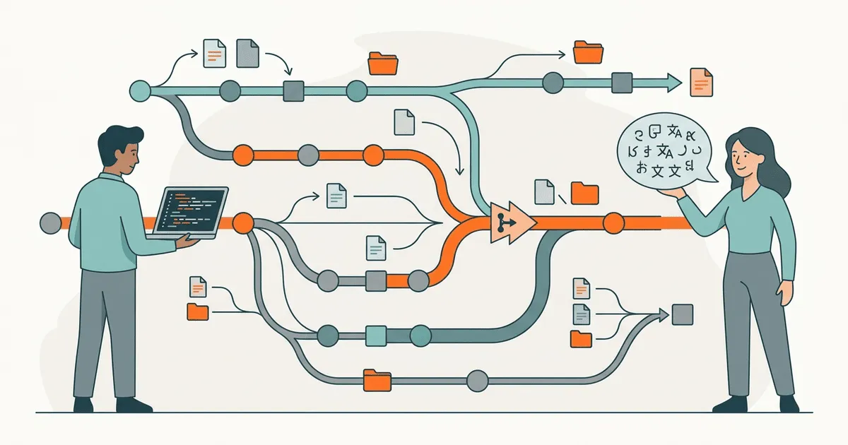 Unify Developer and Translator Workflows Through Git-Based Localization