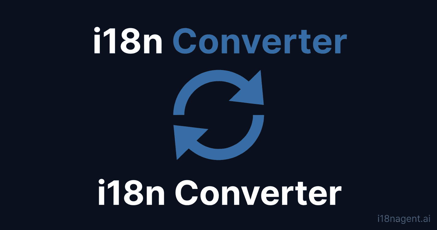 I18n String i18n Converter: Android XML, iOS Strings, XLIFF & More
