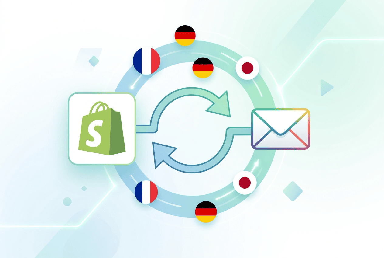 Shopify to Klaviyo language data sync